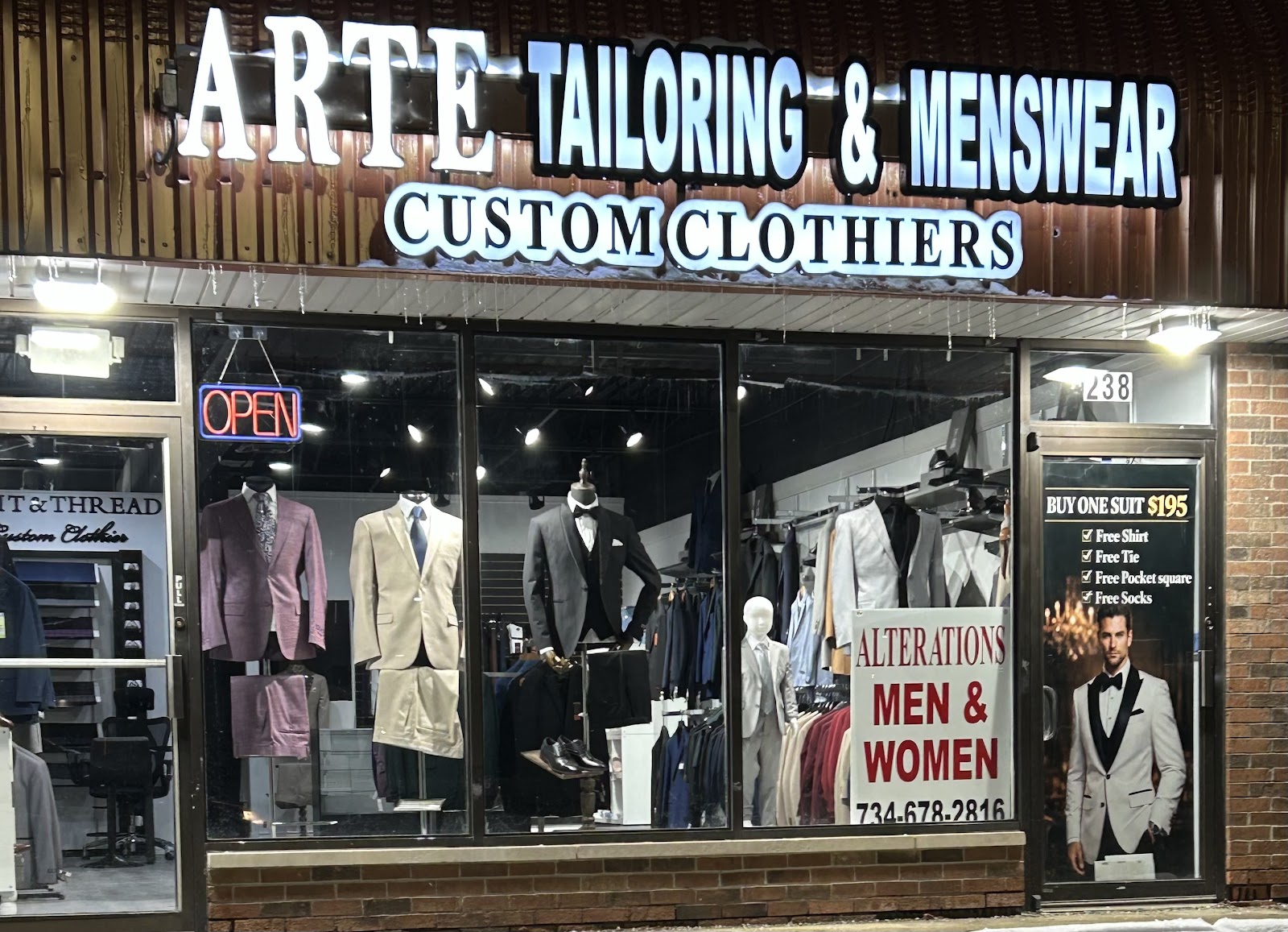 Arte Tailoring & Menswear in Clawson